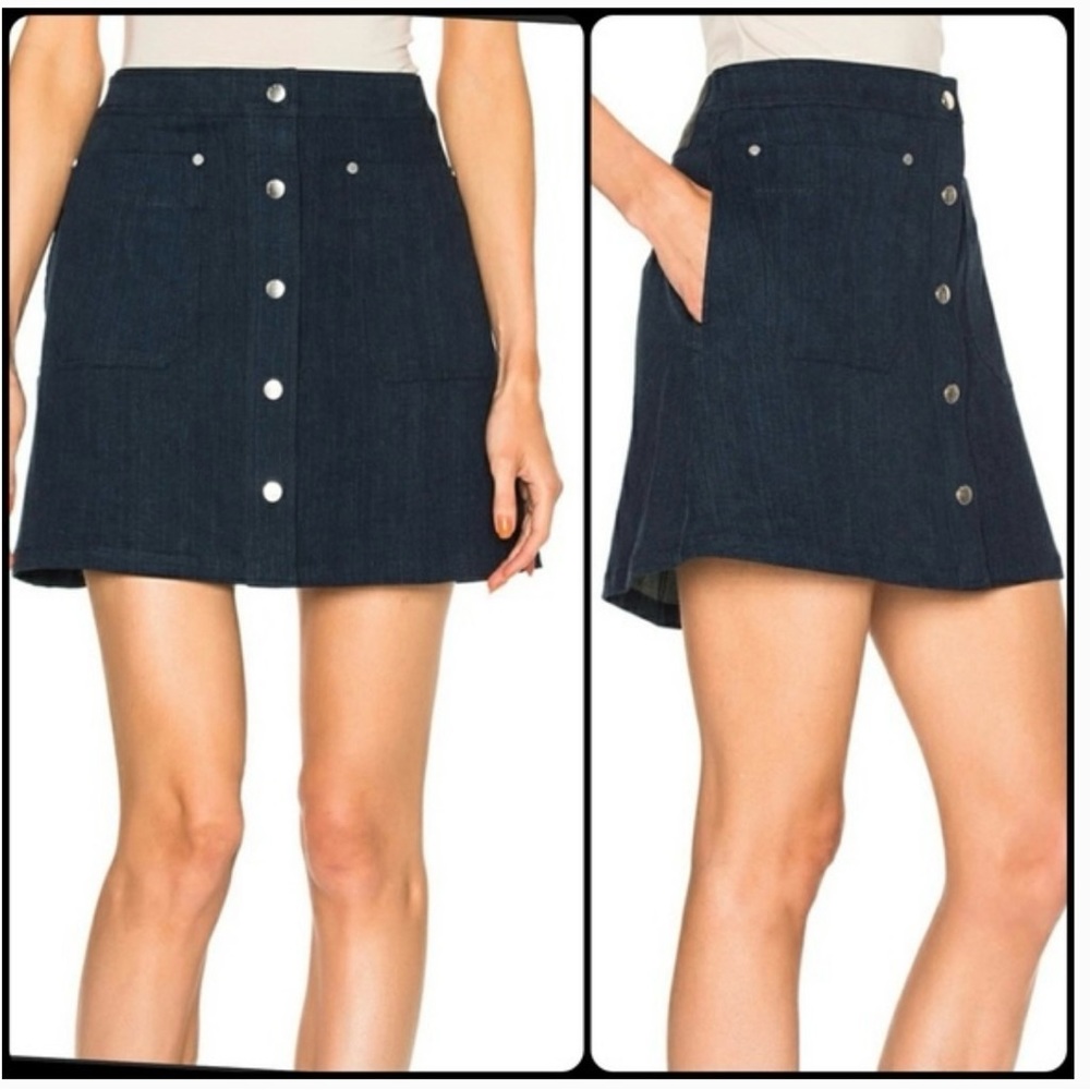 EUC Rag & Bone Siggy Mini Skirt Denim